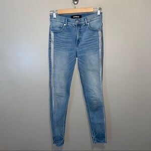 Express High Rise Ankle Jeans